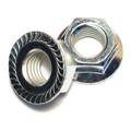 Midwest Fastener Flange Nut, 5/8"-11, Steel, Zinc Plated, 25 PK 09636